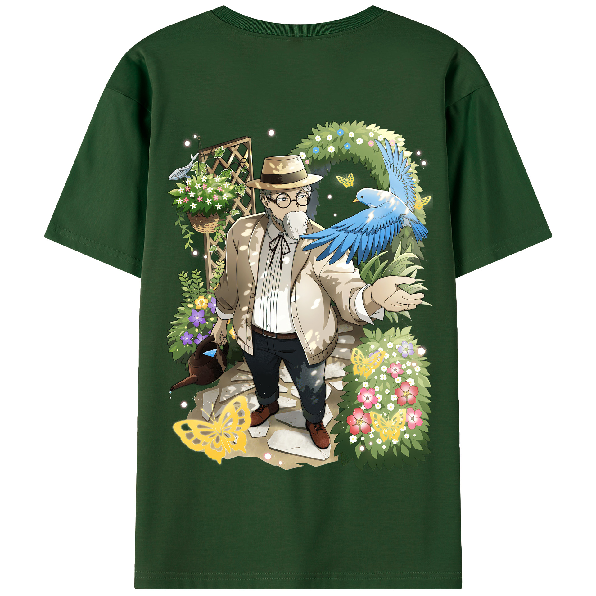 （画像用） 文豪ストレイドッグス Bungo Stray Dogs 綿100％半袖Tシャツ（背面プリント）